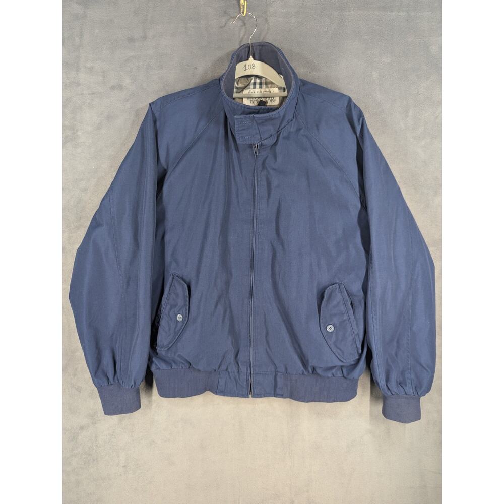 Gallery by Haggar Jacket Mens Large Blue Full Zip Winter Lined